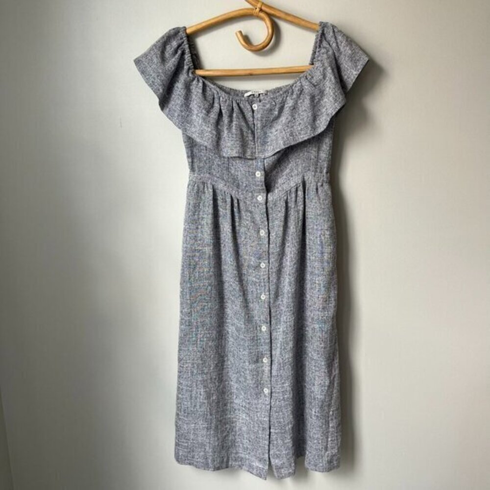 Frnch Off The Shoulder Midi Dress Women's XS